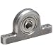 Spyraflo PB0-SRW3ZZ 3/16" Inner Diameter Mounted Miniature Precision Ball Bearing Extended Inner Race, In An Aluminum Housing
