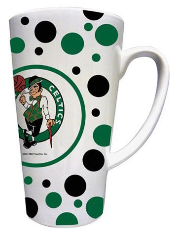 NBA Boston Celtics 16-Ounce White Latte Mug