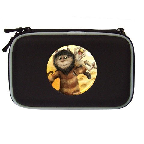 Nintendo DS Lite Black Carrying Case of Where The Wild Things Are Art Deco (Moishe and Max)