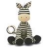 JellyCat - Skidaddle Zebra Musical Pull