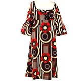 Girls Fall Boutique Clothing RED BOLD RETRO Dress BONNIE JEAN Girl 7-16