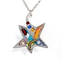 Colorful Star of David Necklace from the Artazia Collection #2301 JN