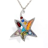 Colorful Star of David Necklace from the Artazia Collection #2301 JN
