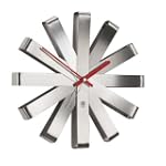 Umbra Ribbon Stainless Steel Wall Clock
