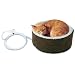 Petmate 15-Inch Round Heated Cat Bed