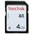 Sandisk 4GB Secure Digital SD HC Memory Card (SDSDB-4096, BULK, No Reader)