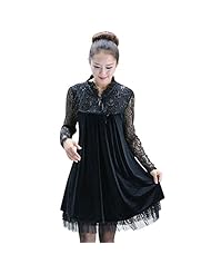 Sexy V-neck Floral Print Sequined Lace Applique Polyester Spring Evening Dress/Party Dress  With a Ribbon 