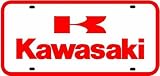 KAWASKI LICENSE PLATE sign * motorcycle