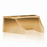 Decolav 9400T-CO Tempered Frosted Glass Faucet Stand, Copper