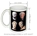 Four Roman Emperor Sculptures Fine Art COFFEE MUG