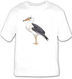 T-shirt with winged, albatross, bird, animal