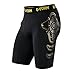 G-Form Youth Pro-X Shorts, Black/Yellow, Large