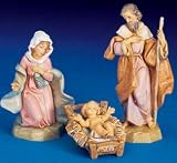 3-Pc Set Fontanini 5 Holy Family Jesus, Mary & Joseph Nativity Figurines #71503
