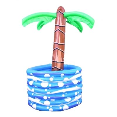 Luau Party Cooler Palm Tree Fiesta