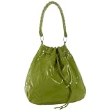 dav Large Vinyl Slouch Satchel