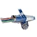EZ-RJ45 CAT-6 CONNECTOR & STRAIN RELIEF