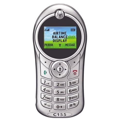 Amazon.com: MOTOROLA C155 SILVER PREPAID NET10 CELL PHONE