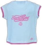Girls Ohio State Buckeyes S/S White/Pink Layered Tshirt