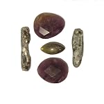 Third Eye Chakra 01 Set of 5 Amethyst Blue Kyanite Labradorite Crystals