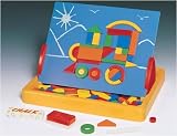 Magnetic Shapes (84 Pieces!) & Board! -Affordable Gift for your Little One! Item #LMID-1103