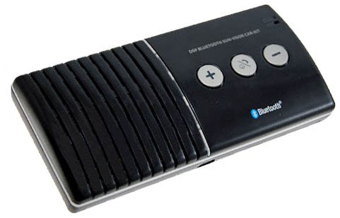 GreyMobiles Bluetooth Visor Speakerphone Hands Free Car Kit For Nokia Samsung Sony Ericsson Motorola LG (MULTIPOINT - CONNECT TWO DEVICES AT THE SAME TIME)
