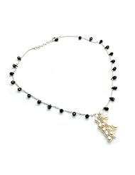 Franki Baker Black Onyx, Pearl & Sterling Silver Necklace