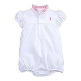 ラルフローレン ショートオール 半袖カバーオール 女の子 ベビー服 子供服 24M,ホワイト