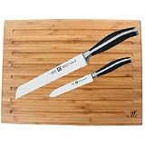J.A. Henckels Twin Cuisine 3-Piece Bread 'n Roll Set with Bonus Cookbook CD