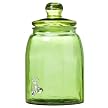 Recycled Glass Beverage Dispenser - Green