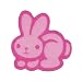 Non-slip Bath Appliques  Bunny (set of 10)