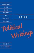 Price: Political Writings (Cambridge Texts in the History of Political Thought)
