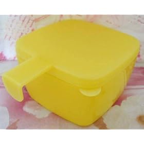Tupperware Forget Me Not Cheese Container Yellow by Tupperware