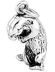 Sterling Silver Three Dimensional Otter Charm