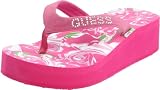 Guess Kids Glamor Rose Wedge,Fiesta Pink Nubuck,2 M US Little Kid
