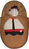 Tibet PLATEAU soft soled infant full grain leather baby shoes sailboat