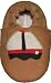 Tibet PLATEAU soft soled infant full grain leather baby shoes sailboat