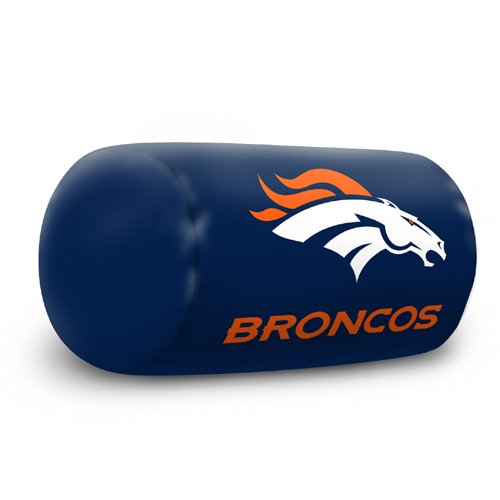 Denver Broncos Beaded Bolster Pillow