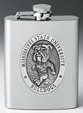Mississippi State Bulldogs Stainless Steel Hip Flask