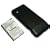 Extended High Capacity 2200mAh Phone Battery For HTC TMobile 35H0010602M 35H00106-01M 35H00106-02M Google Dream DREA160 G1 G-1 + Black Cover