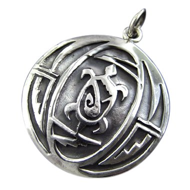 925 Silver Turtle Medallion Pendant Hawaiian Jewelry