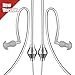 Anti-Radiation Binaural Earphones,KUCIPA YOOBOO Universal 3.5mm Noise Cancelling Air Tube Acoustic Patent Stereo Earbuds Headphones with Microphone