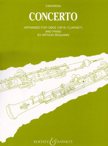 Produkt-Bild: Konzert f&uuml;r Oboe und Streicher: arrangiert f&uuml;r Oboe (oder Klarinette in B) und Klavier. Oboe und Streicher. Klavierauszug mit Solostimme.