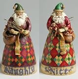Jim Shore Naughty & Nice Santa Christmas Figurine