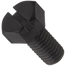 Metric Black Nylon 6/6 Slotted Hex Cap Screw, USA Made, M5 - 0.8, 8 mm Length, Fully Threaded (Pack of 100)