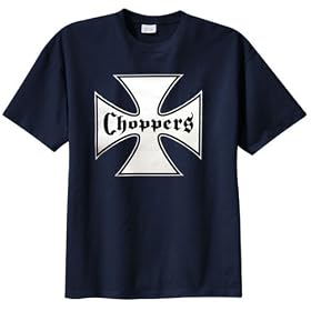 Choppers Cross T-Shirt (Big and Tall and Regular Sizes)