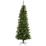 7.5' Pre-Lit Salem Pencil Pine Christmas Tree