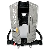 ダイワ(Daiwa) ウォッシャブルライフジャケット (ウエストタイプ手動・自動膨張式) DF-2000 グレー フリー 04595315