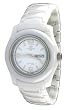 Oniss #ON8400-L Womens Slick Midsize White Ceramic Watch