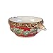 Fitz and Floyd Yuletide Holiday Serving Bowl, Large, Multicolored