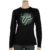 South Florida Bulls Ladies Black Blackout Long Sleeve T-shirt